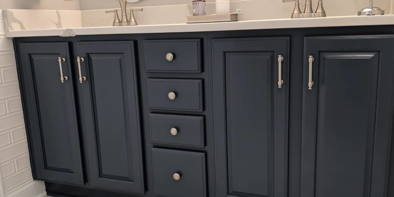 Bathroom Cabinet Refinishing in Stallings, North Carolina