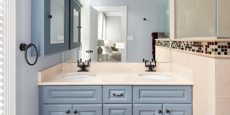 How Refinishing Bathroom Cabinets Transforms a Small Space